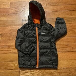 Eddie Bauer | Olive Green Puffer Jacket | 2t